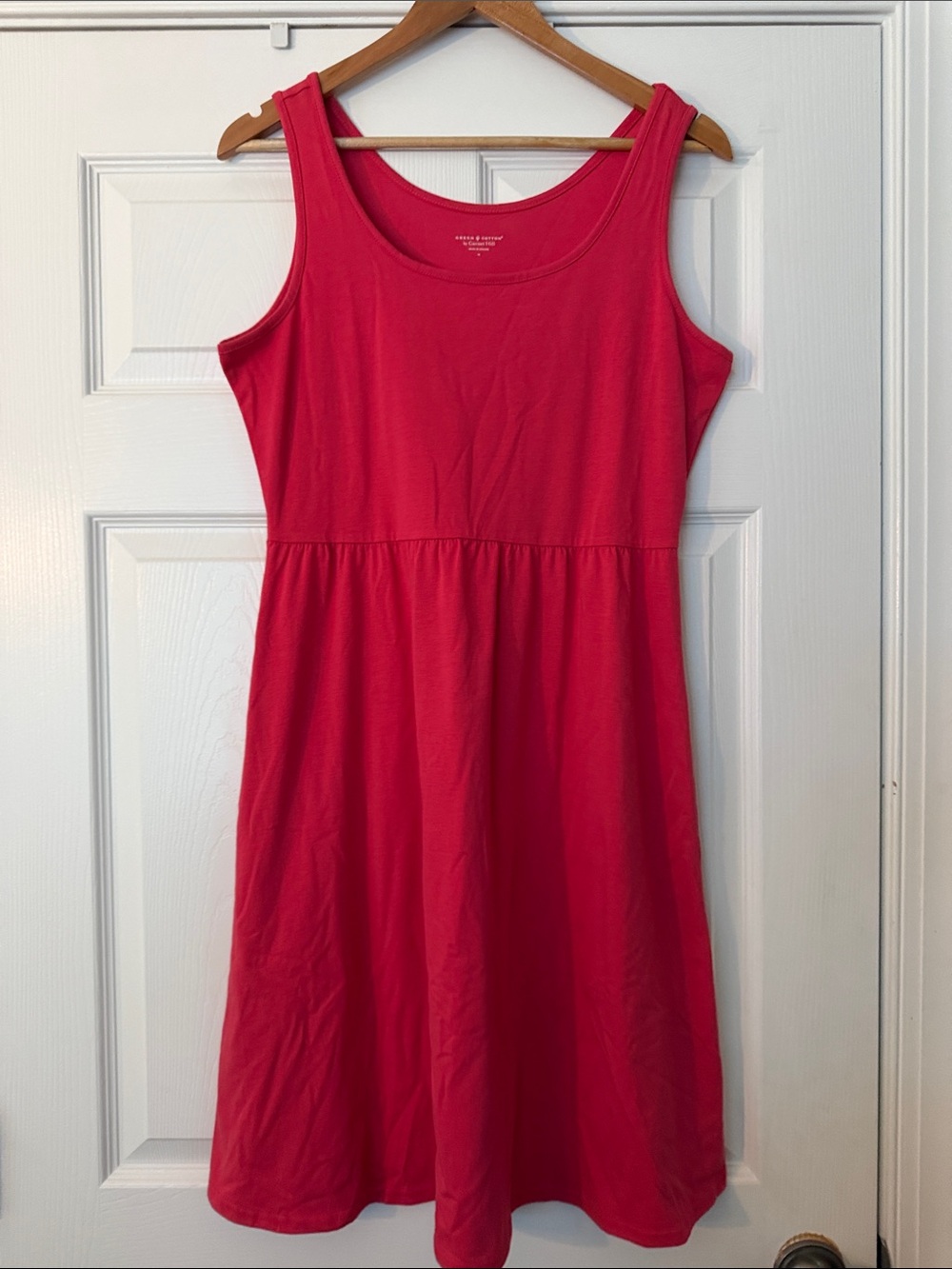 Garnet Hill Scoop Neck Tank Pink Medium